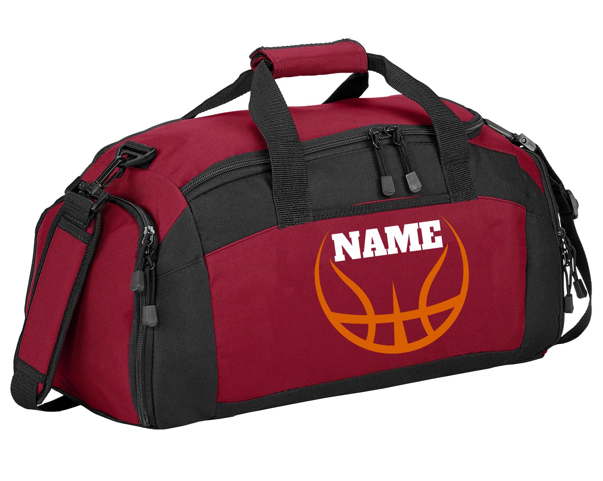 all about me company Personalized Basketball Duffel Bag - Essential Basketball Accessories, Girls Basketball Bag, Convenient Basketball Gear Carrier -