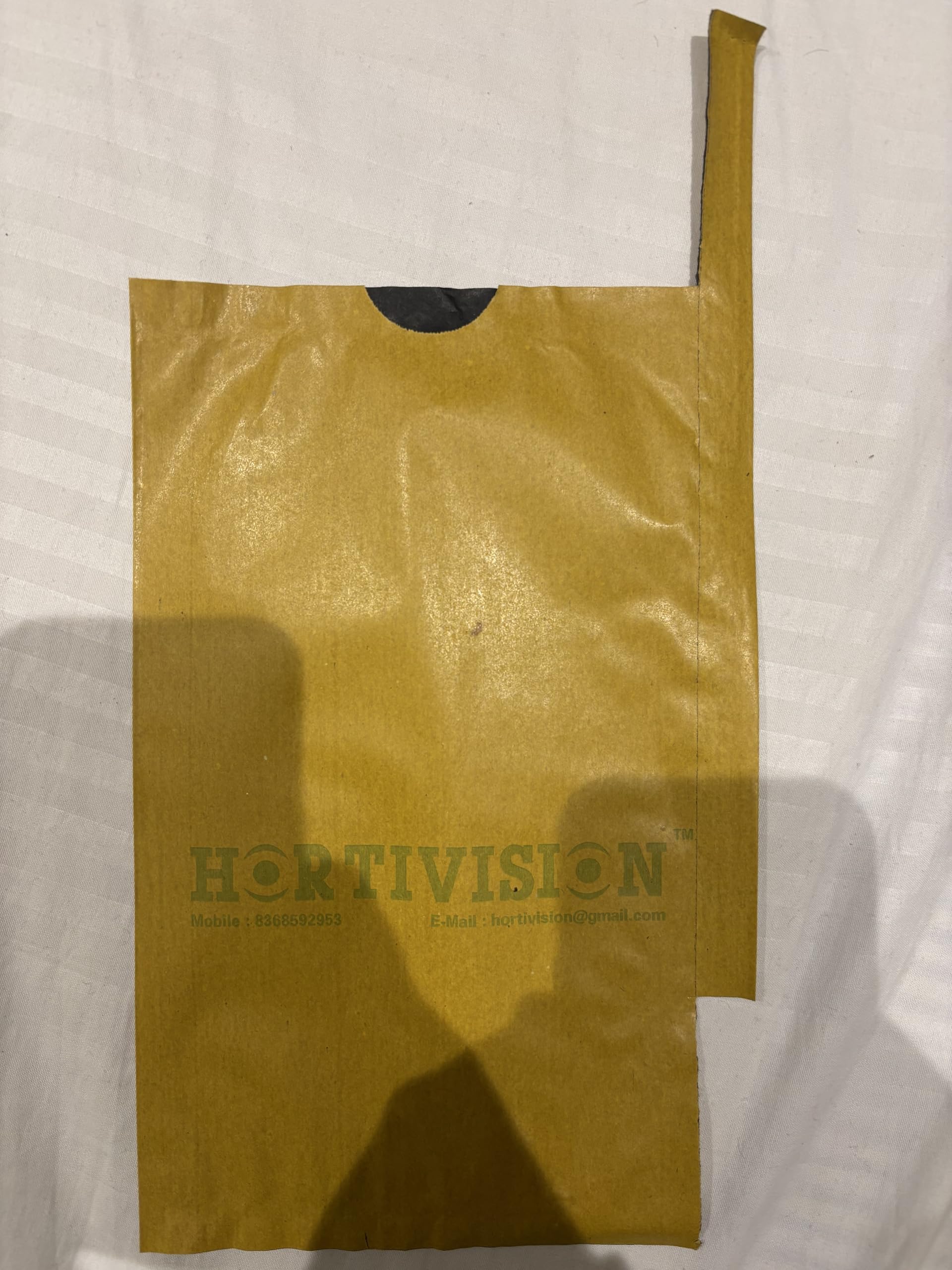 "HORTIVISION" MANGO Fruit Protection Bag (Pack of 100 Pcs Reusable 2-3 Times) Size 19X29cms Heaviest VIRGIN paper. MOST SUITABLE FOR HIGH RAINFALL AREAS. (100)