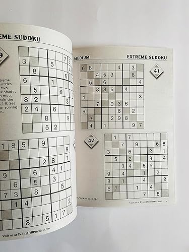 Miniatura 6 de Lot of 4 CRAZY FOR SUDOKU FAVORITES COLLECTION from the Penny Press Puzzles Volume numbers 114, 115, 116, and 117