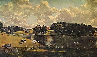 iiRTTFiRT Classic Canvas Prints Art Painting Wivenhoe Park Essex by John Constable Vintage Print for Home Decor 60x90cm
