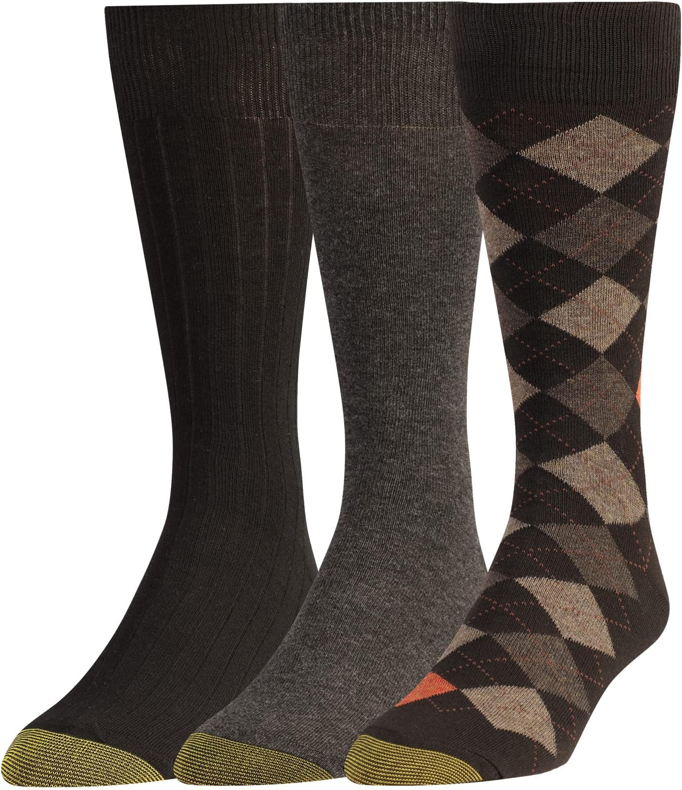 Men's Argyle Dress Socks, Multipairs Argyle Dress Socks, Multiple Pairs (Pack of 3)