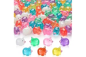 Luminous Mini Resin Pigs: Adorn Gardens with Miniature Charm