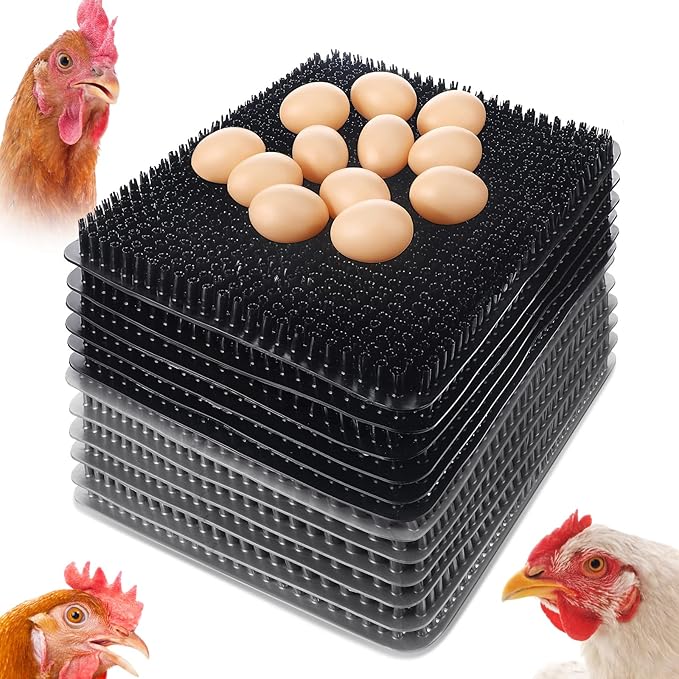 12 Pcs Chicken Nesting Pads Washable Hen Nest Mats Chicken Nesting Box Reusable