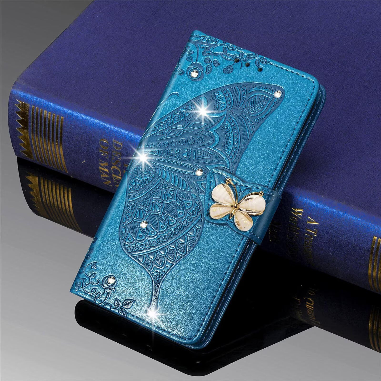 Amazon.co.jp: ZXL ブルー フリップ ウォレット ケース Xiaomi15 Pro