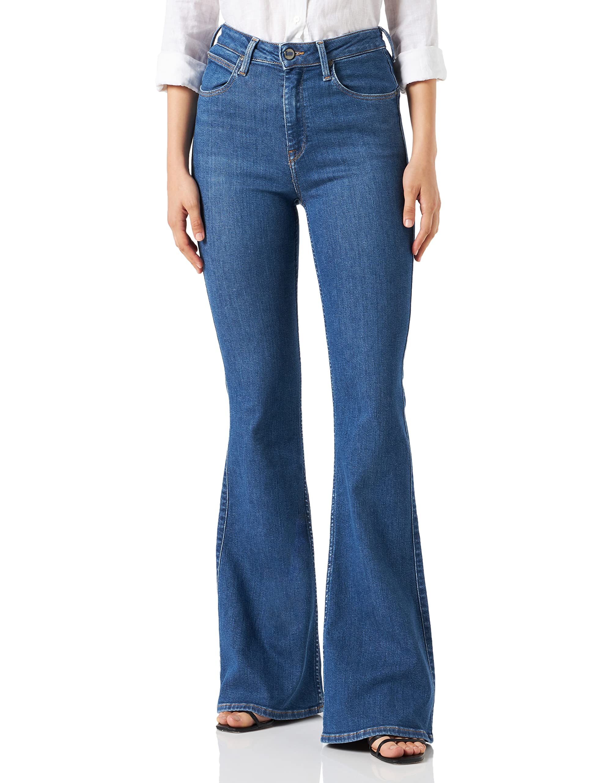 LeeWomen's Flare Body Optix Jeans