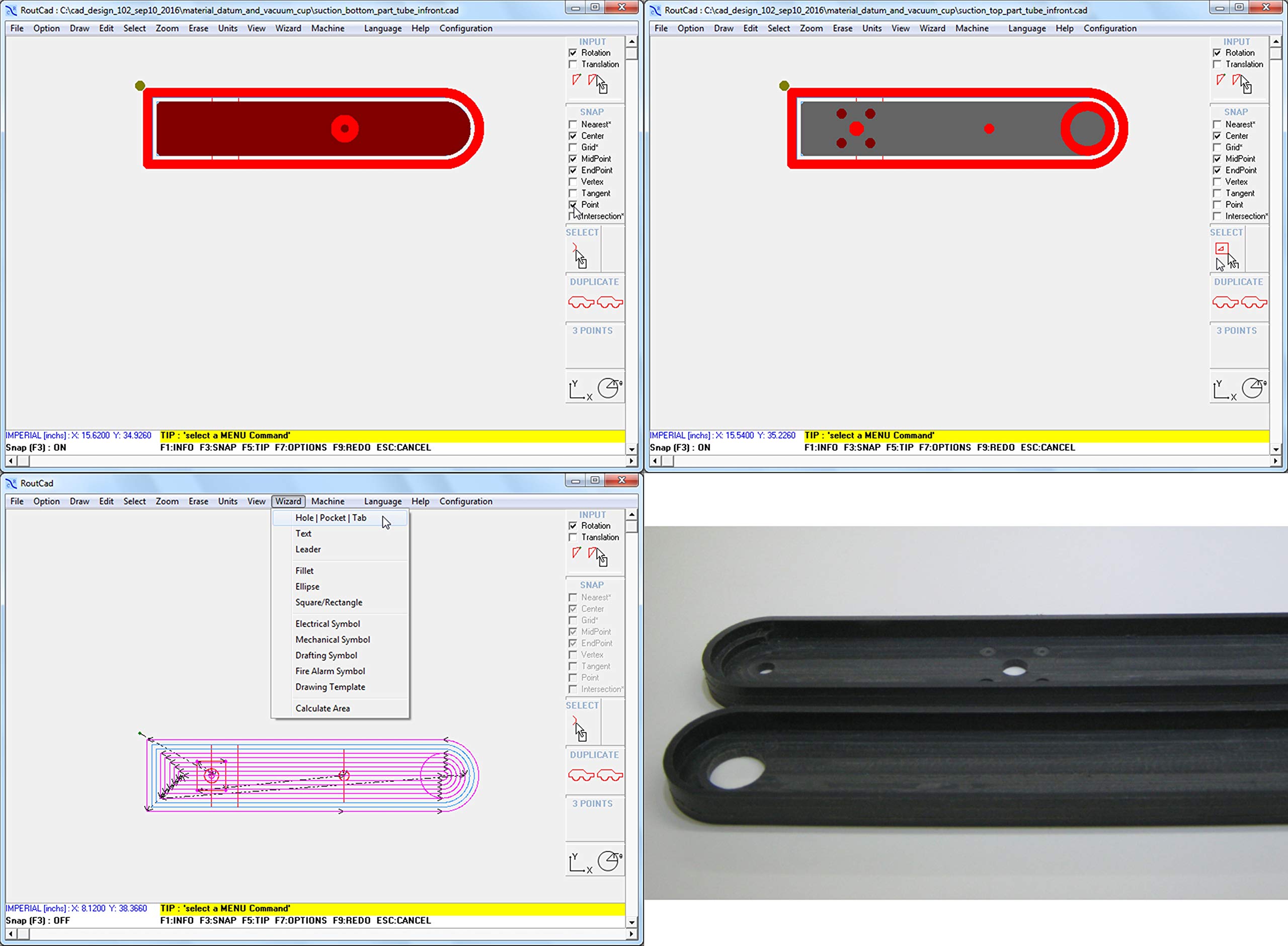 CAD CAM CNC 3018 3020 1610 Mill Software plus tutorial videos RoutCad Standard. Three easy steps all in one integrated program: 1-design, 2-define machine sequence, 3-drive cnc.