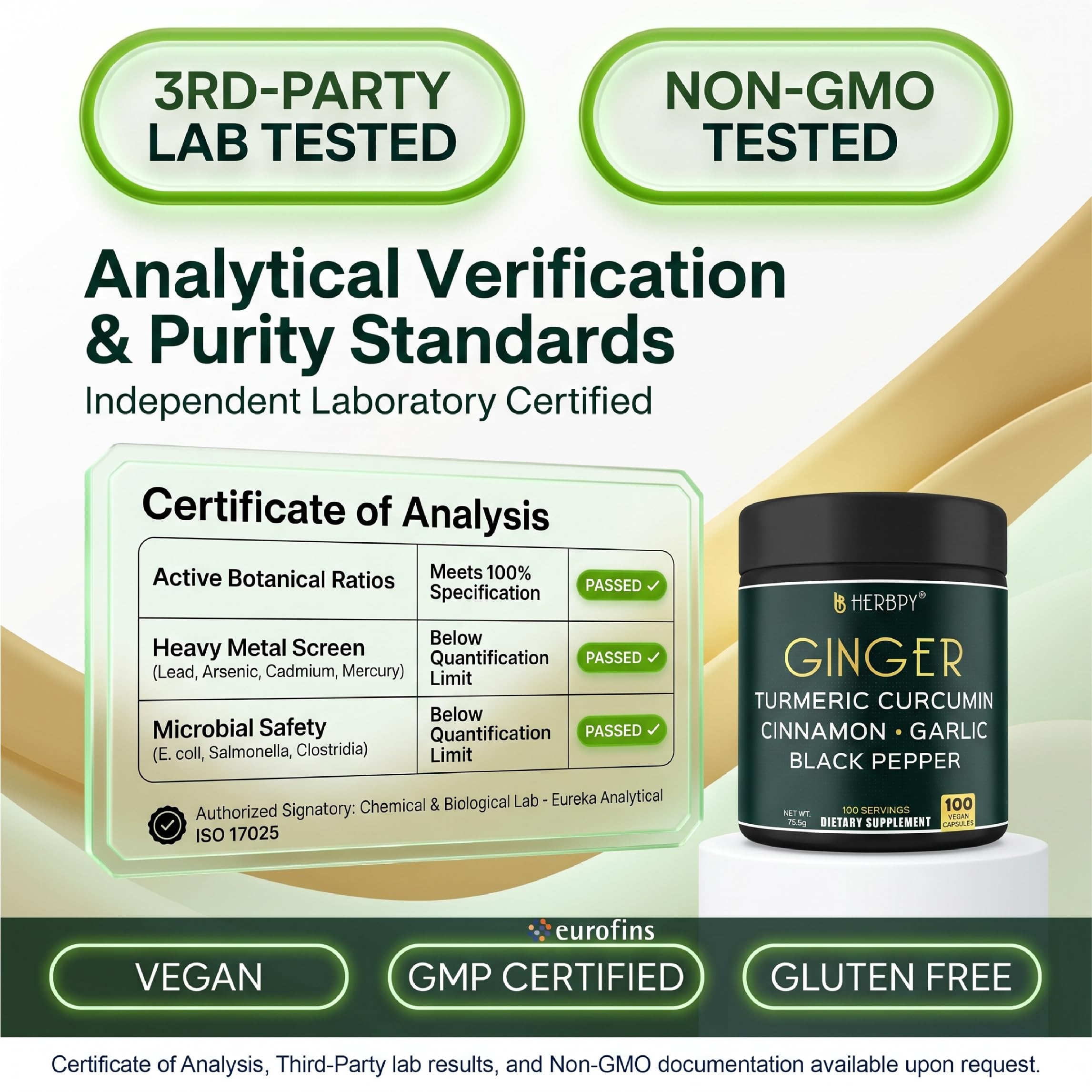 Herbpy 5in1 Ginger and Turmeric Supplements for Digestion & Immune Health — Amazon image 5