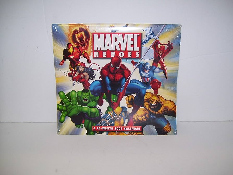 Amazon.com: Marvel Heroes a 16 Month 2007 Calendar : Office