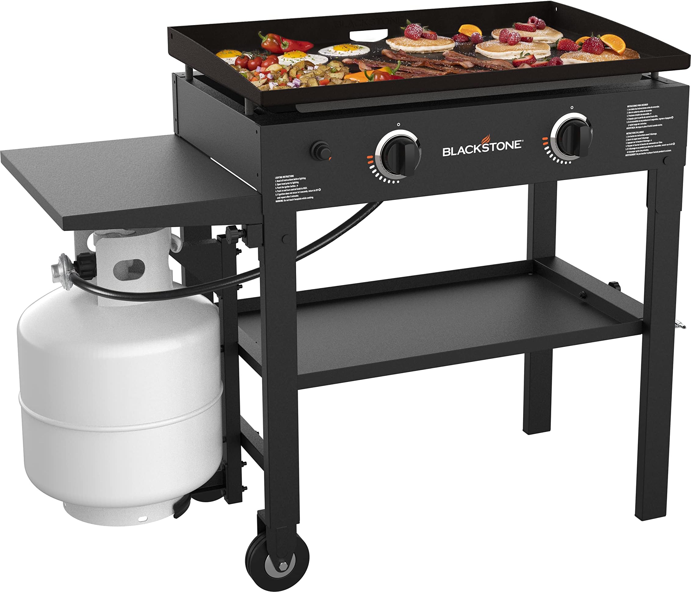 Amazon.com: Blackstone Flat Top Gas Grill Griddle 2 Burner Propane