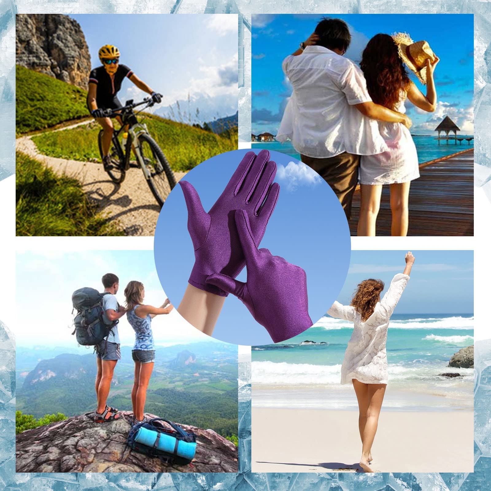 Gants De Protection Solaire Outdoor Research ActiveIce Titanium Grey - Sport