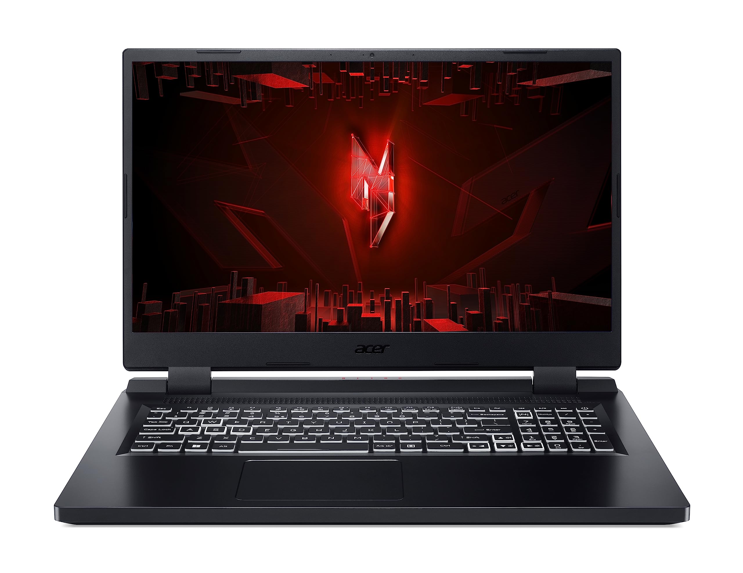 Acer Nitro 5 (AN517-55-96S6) Gaming Laptop | 17,3" FHD 144Hz Display | Intel Core i9-12900H | 16 GB RAM | 1 TB SSD | NVIDIA GeForce RTX 4060 | Windows 11 | QWERTZ Tastatur | schwarz