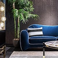 Vista 66 de AmHoo - Juego de 2 fundas de almohada decorativas para casa de campo, a rayas y a cuadros, juego de fundas de almohada de algodón y lino para sofá