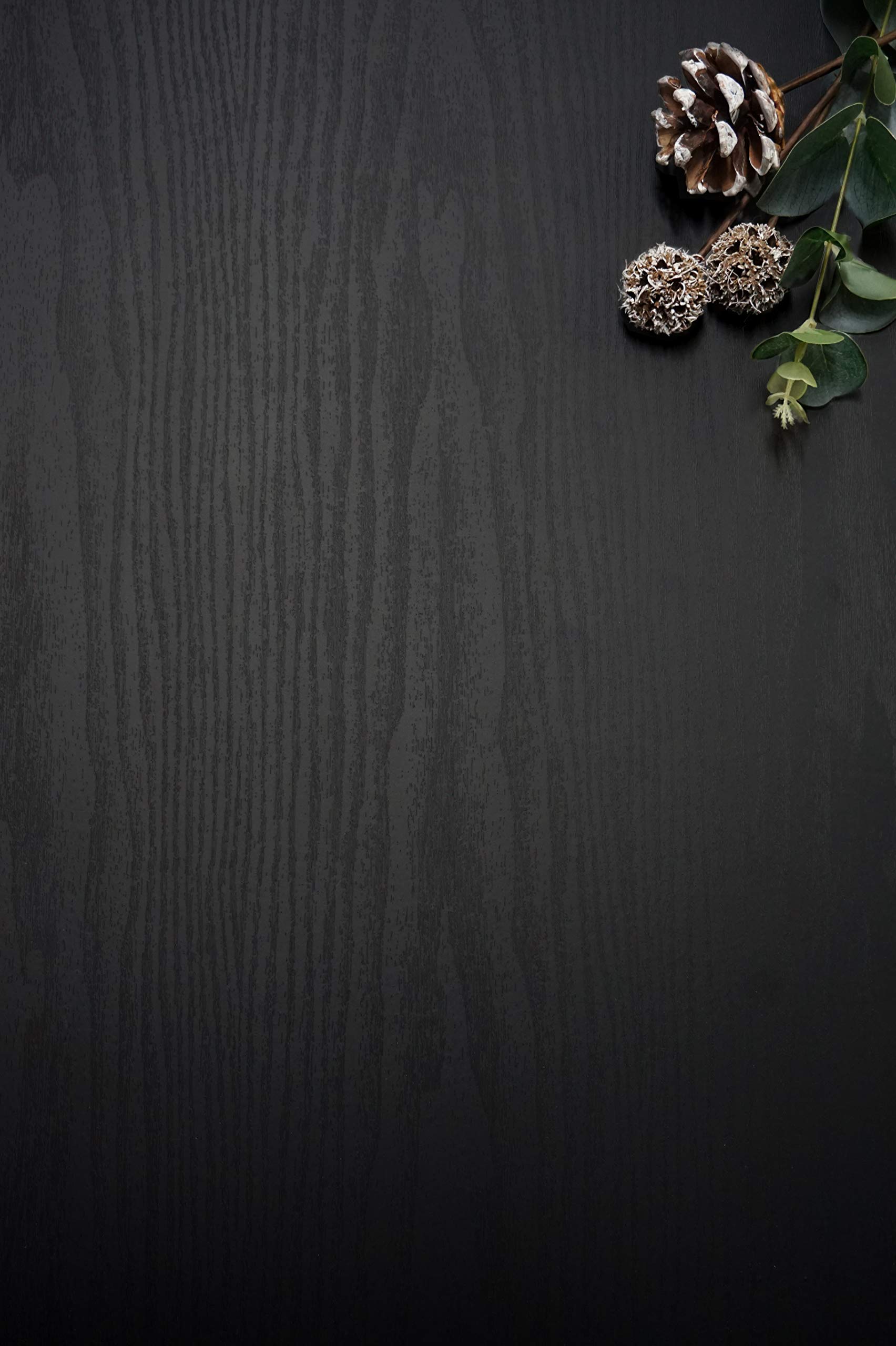 78.7"x17.7"Black Wood Peel and Stick Wall Paper Removable Wallpaper Wood Pure Black Paper Black Wood Self Adhesive Wallpaper Shiplap Wood Grain Wood Plank Distressed Wood Texture Vinyl Roll