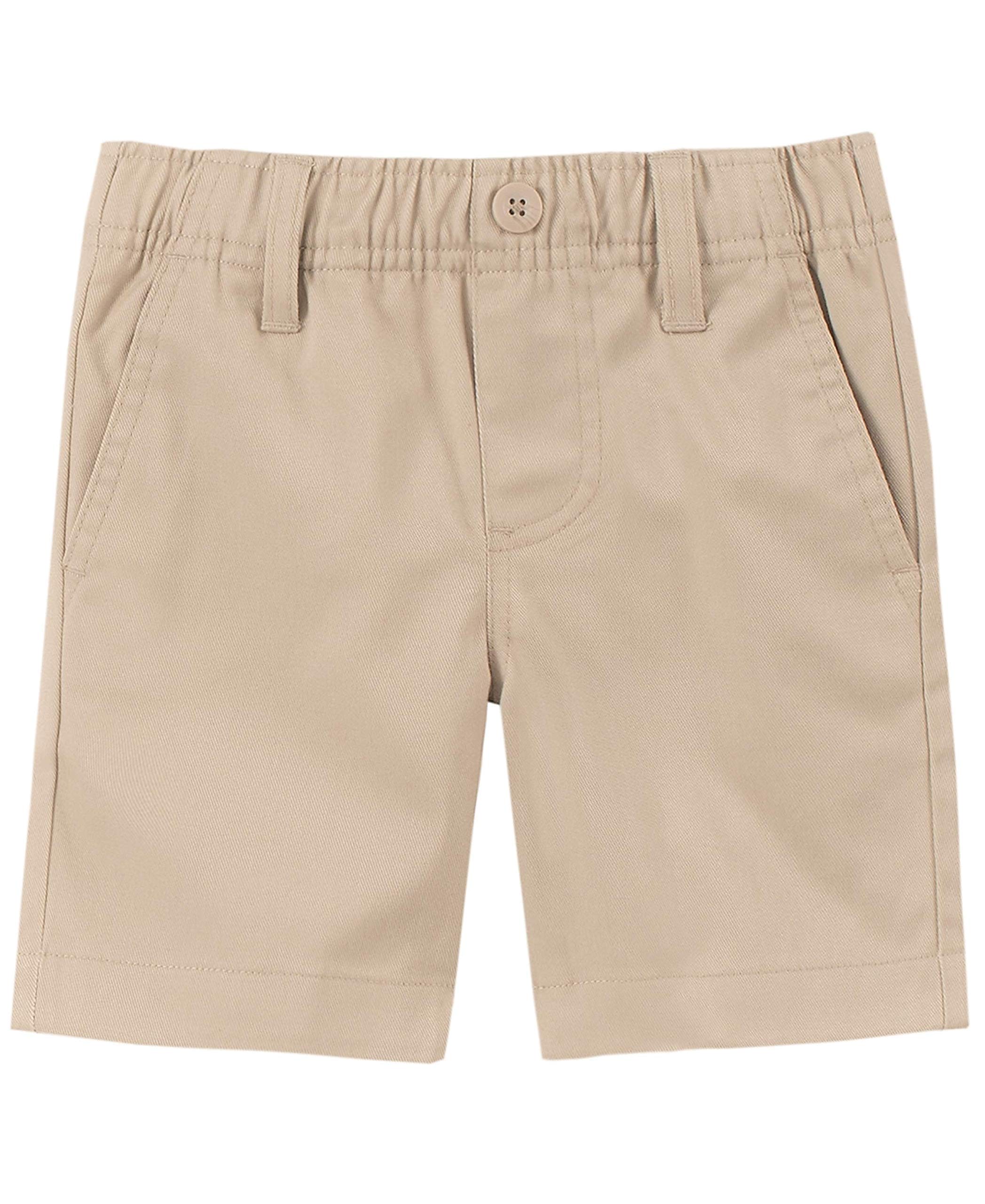 Nautica Boys School Uniform Flat Front Twill Short