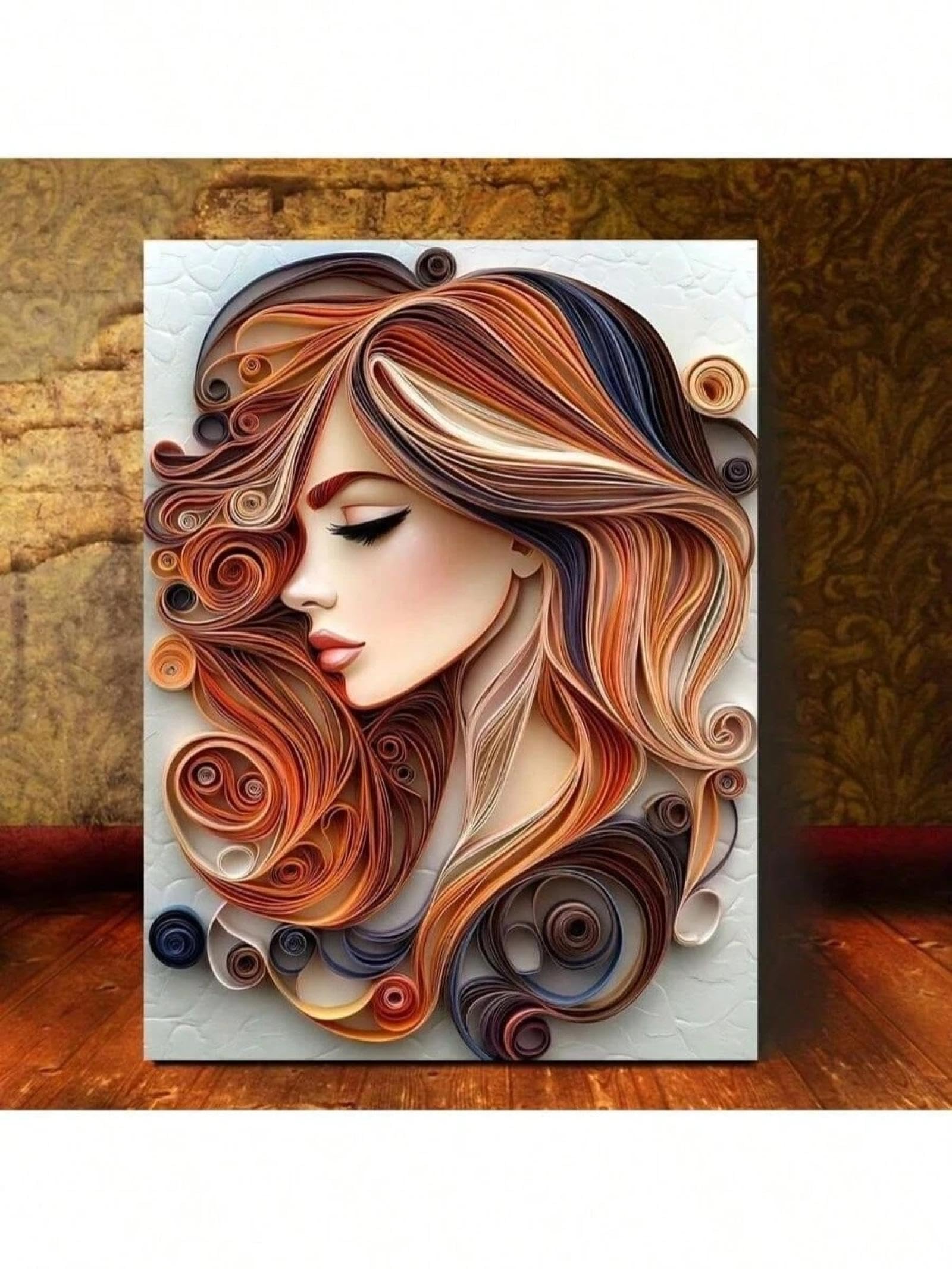 XBTYKPB Tableau sur toile représentant un salon de coiffure contemporain, décoration pour chambre, salon, maison, 80 x 120 cm, sans cadre
