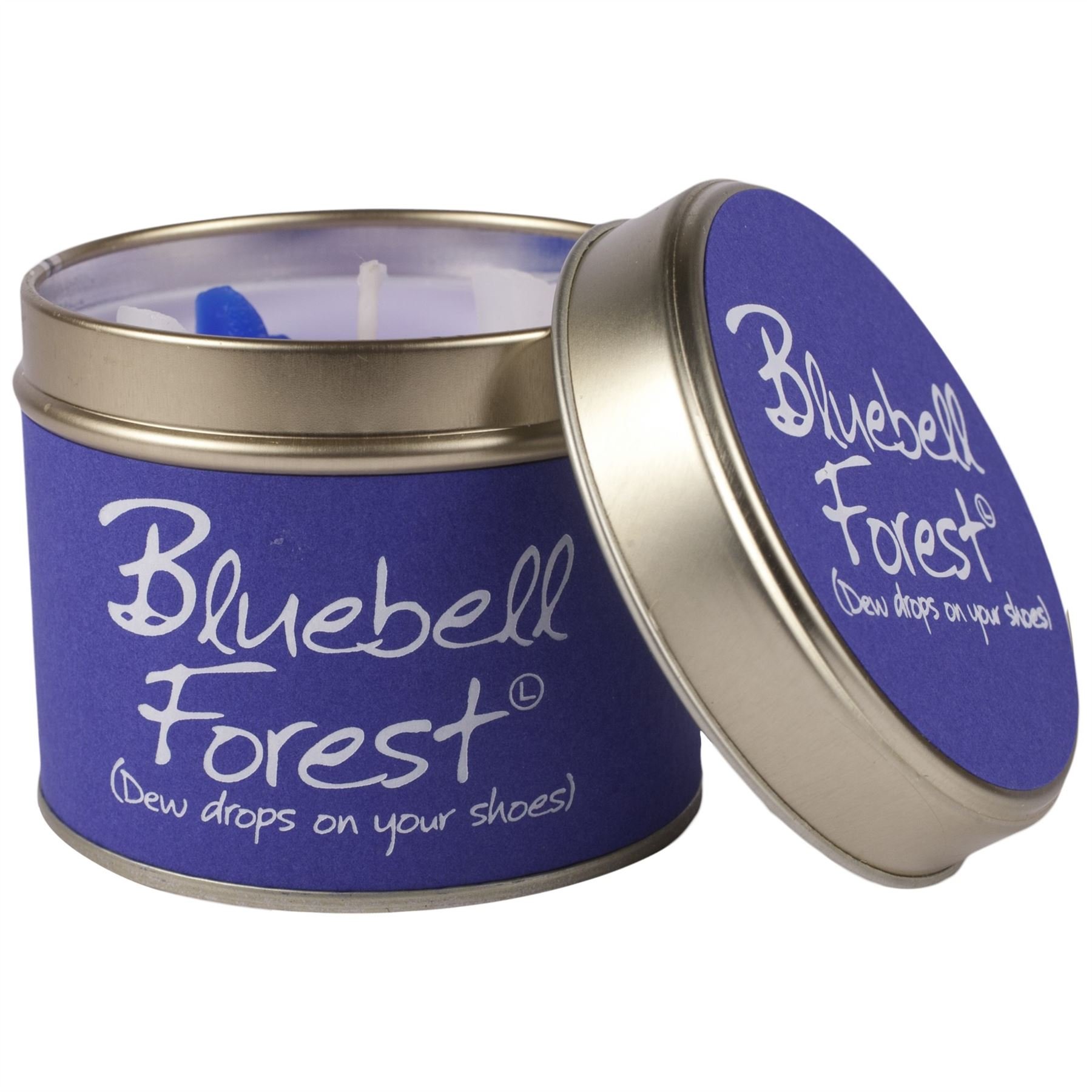 Lily- Flame Scented Candle in a Tin Bluebell Forest