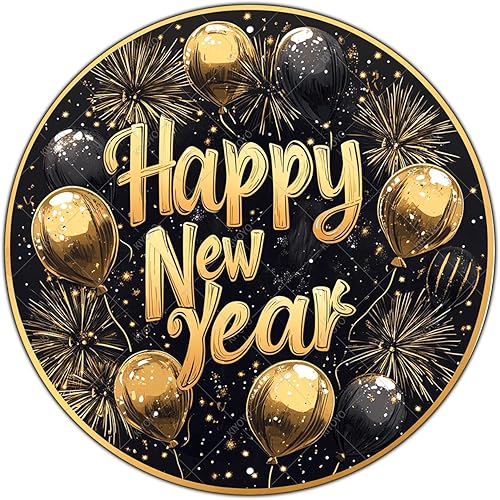 Vista 30 de Letrero de metal redondo con diseño de campanas plateadas, decoración de pared retro para puerta del hogar, jardín, bares, oficina, tienda, pubs