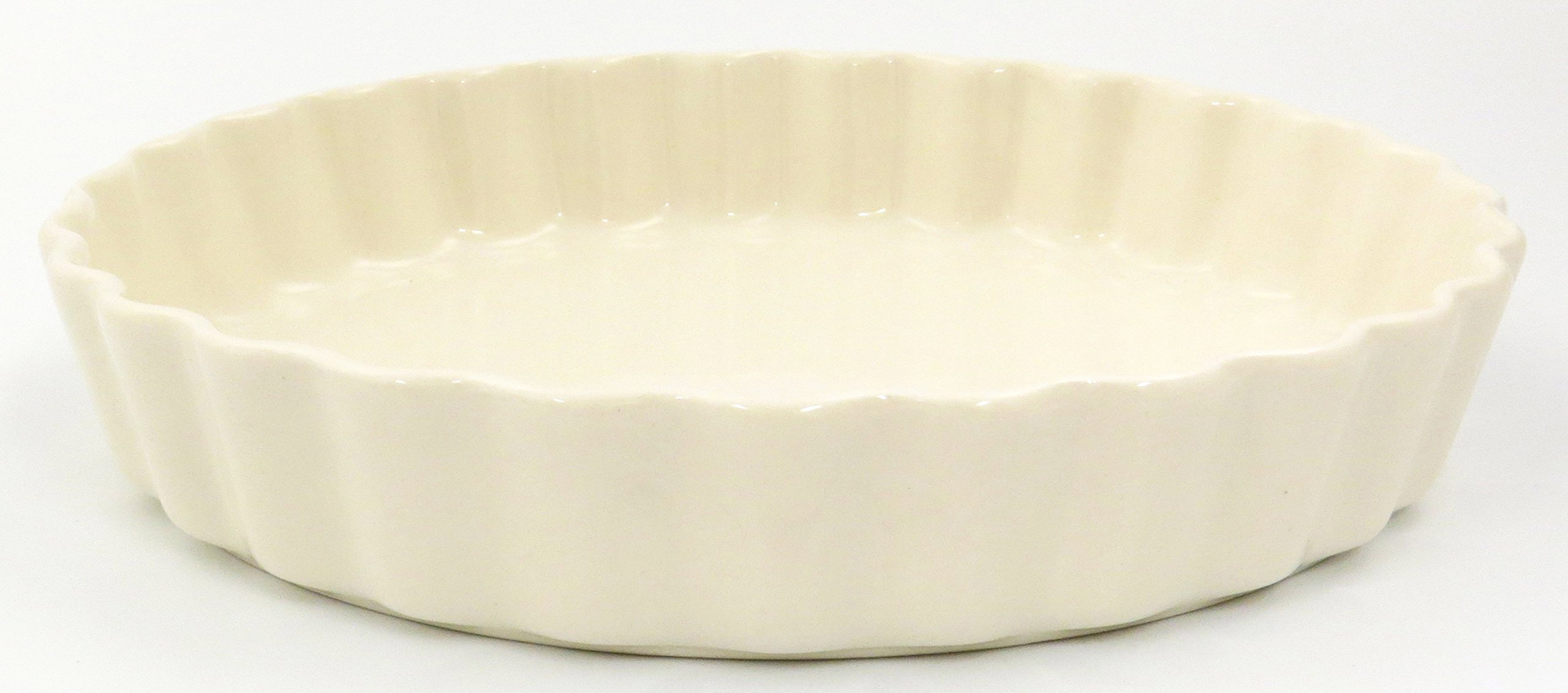 Banko Ware 06590 Oven-Safe Oval Au Gratin Dish, Diameter 9.1 inches (23 cm), White Straight Bar, Microwavable, Made in Japan