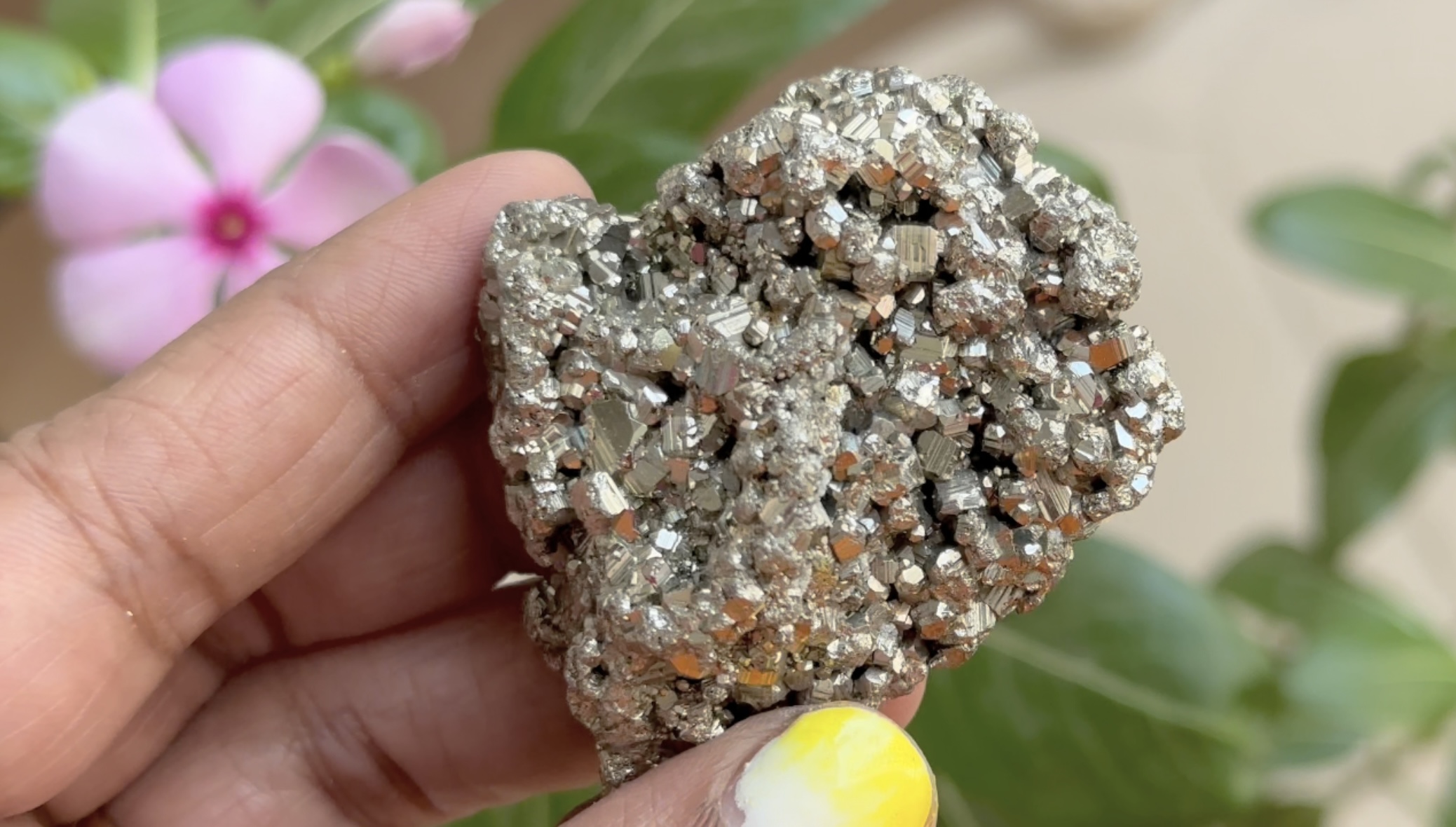 Raw Pyrite Stone Certified Cluster