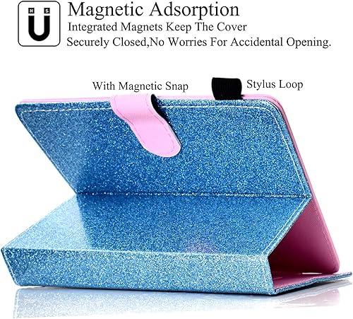 Vista 41 de Funda universal para tablet de 7.0 pulgadas, soporte Artyond Folio con ranuras para tarjetas para Samsung Galaxy Tab 7.0, Kindle Paperwhite 6.8