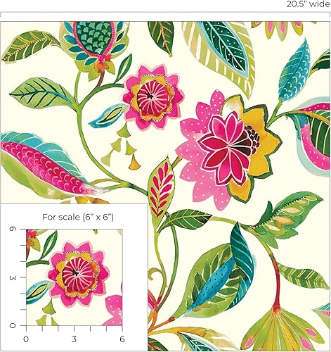 Miniatura 6 de Surface Style - Papel tapiz para despegar y pegar, papel tapiz de celosía para dormitorio, tocador, cocina, autoadhesivo, vinilo, cobertura de 30.75