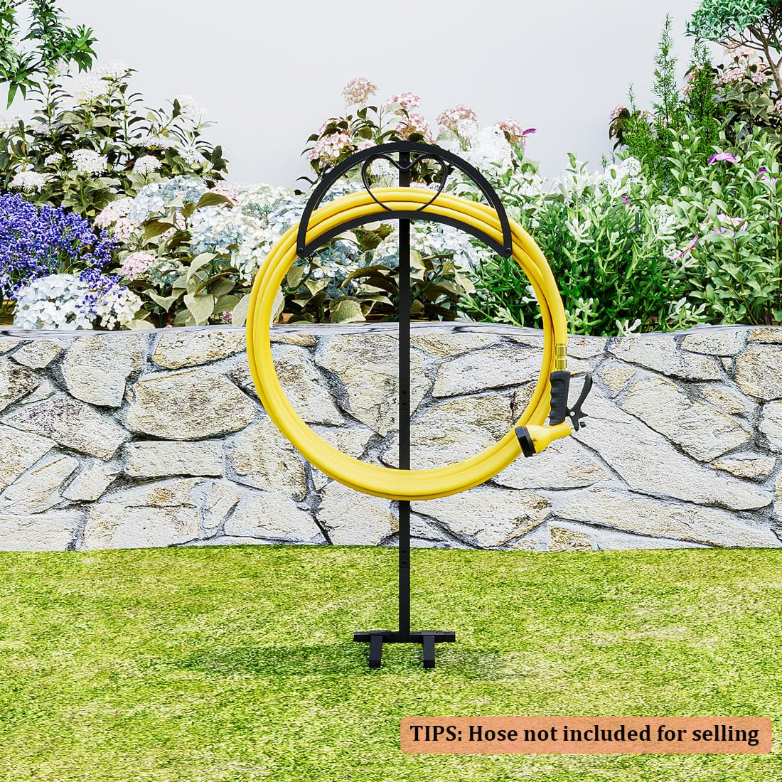 Mutool Freistehender Gartenschlauchhalter, Schlauchregal