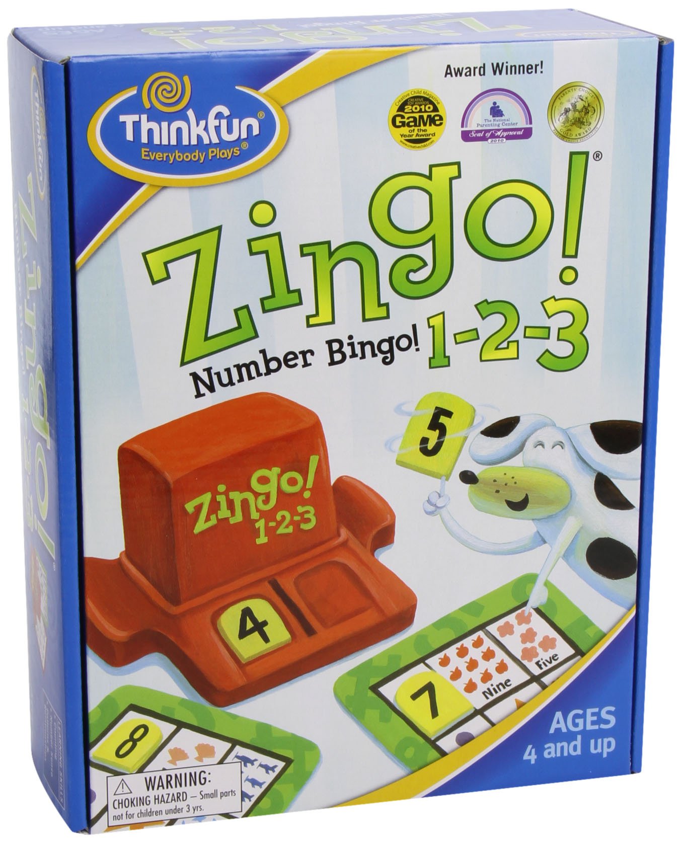 Thinkfun Inc Zingo! 1-2-3: Number Bingo