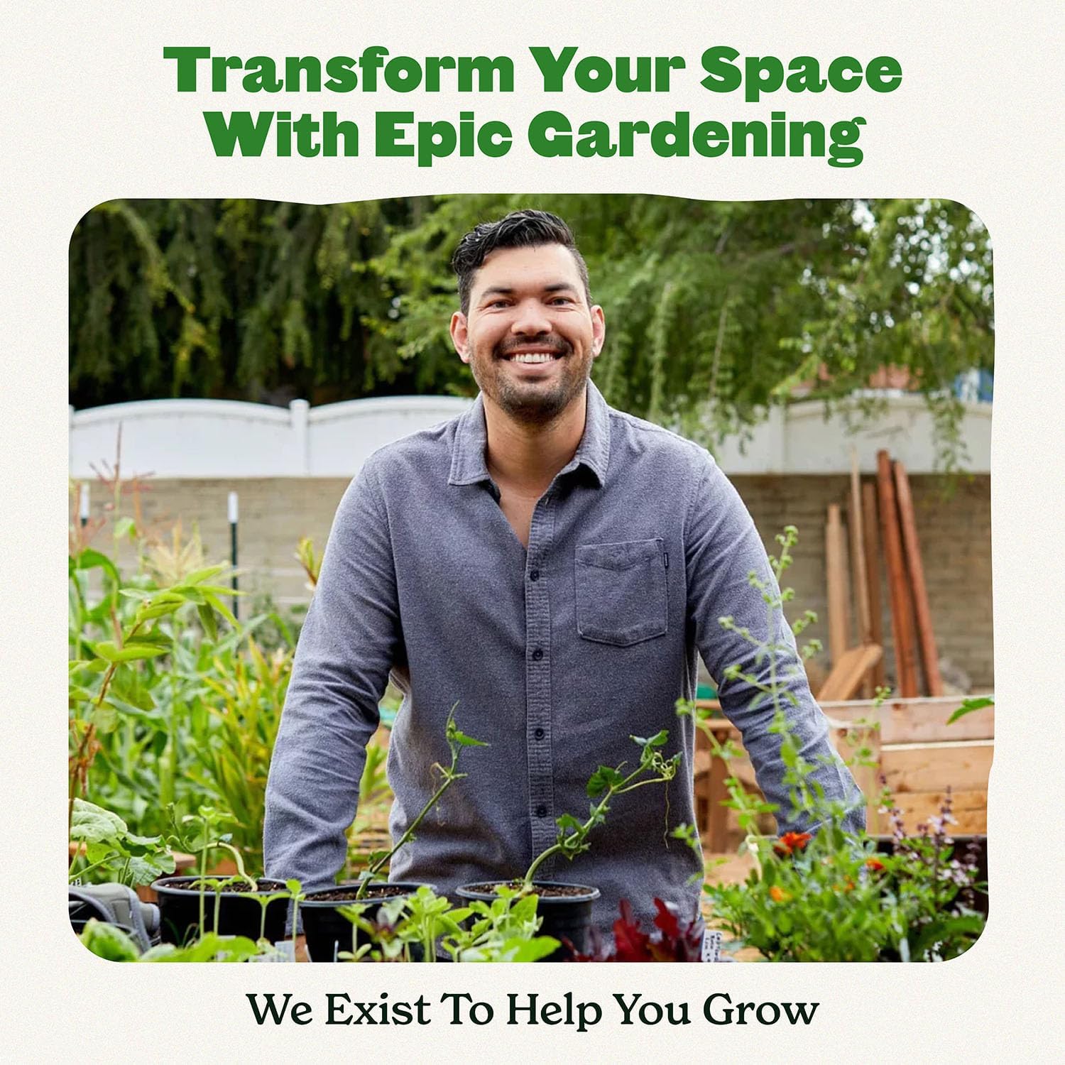 Epic Gardening Reusable Seed Starter Tray - 6 Cell/12 Seedling Starter Trays - Easy Watering, Indoor Greenhouse, Plant Starter, Gardener-Friendly for Seedlings | UV-Treated & BPA-Free - Black
