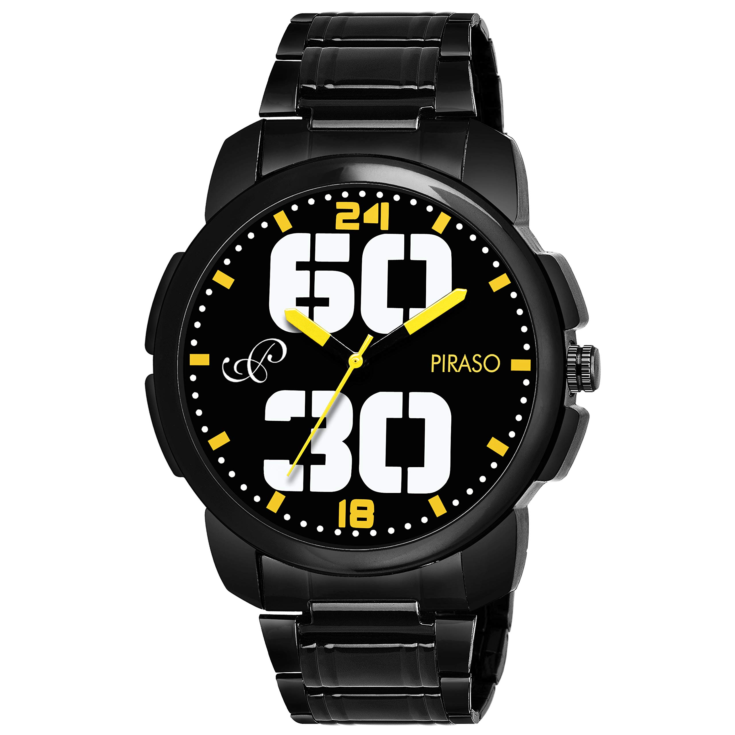 Piraso Analog Black Dial Mens Watch-6030-BLACK-CHAIN (B07STNPRWS) Amazon Price History, Amazon Price Tracker