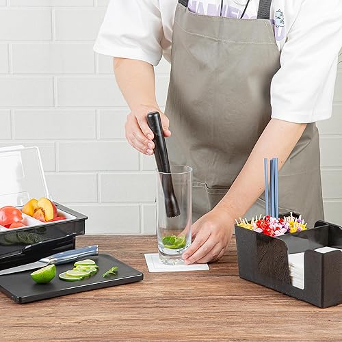 Miniatura 8 de Muddler de cóctel de acero inoxidable de 8 pulgadas perfecto para bares, eventos de catering y uso doméstico, grado comercial, longitud de mango