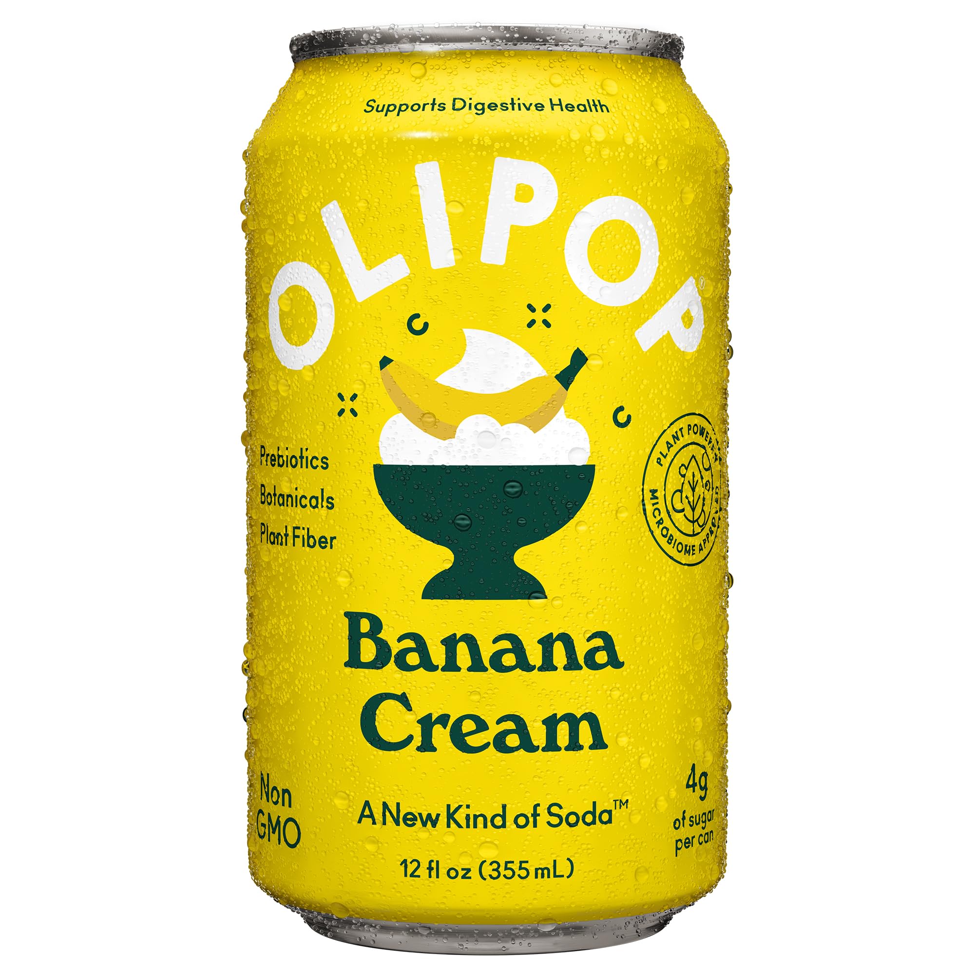Banana Cream Prebiotic Soda, 12 FZ