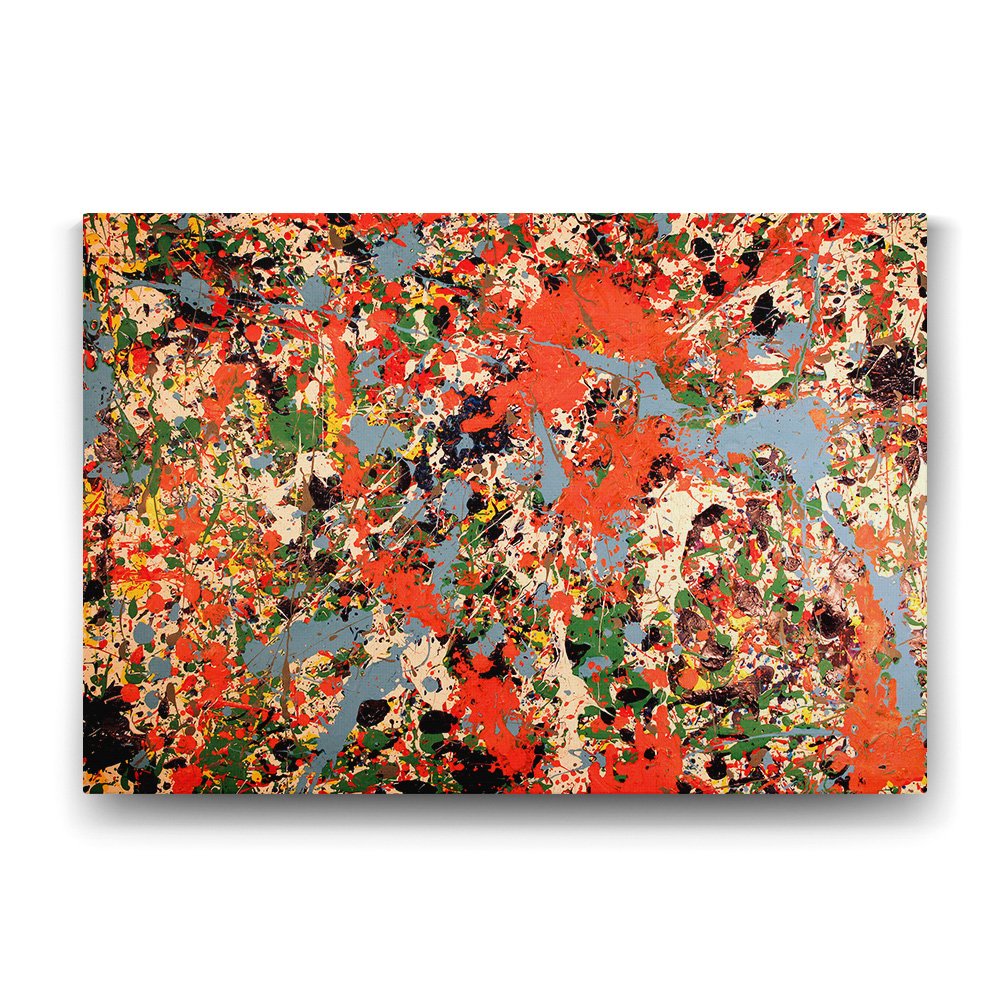 Jackson Pollock - Convergence Tablosu - 140x100cm