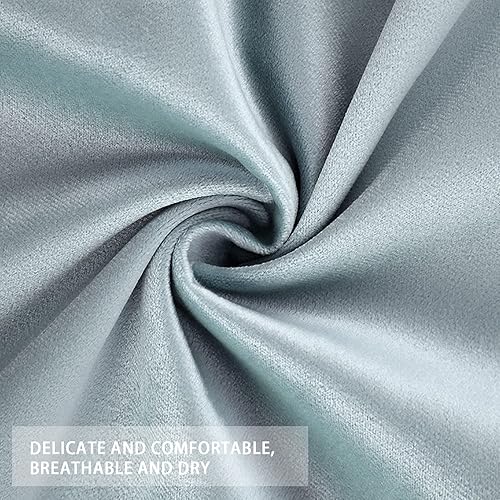 Miniatura 4 de Adeco Paquete de 2 fundas de almohada decorativas bohemias con pompones juego de fundas de cojín rectangulares suaves para sofá cama automóvil sala