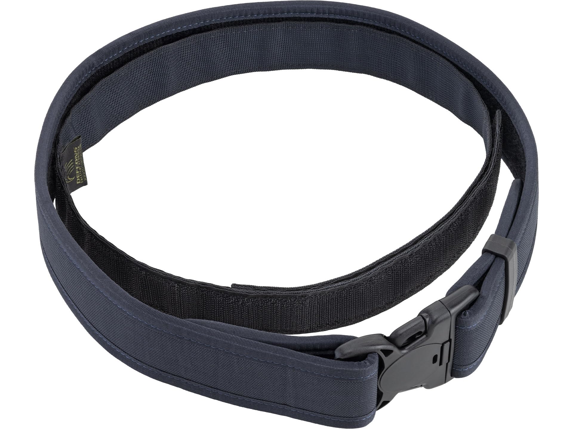 DEFCON5 Cinturone Condor Belt Nero in Nylon Cordura con Fibbia di Sicurezza a 3 Punti per Polizia e Forze dell'Ordine