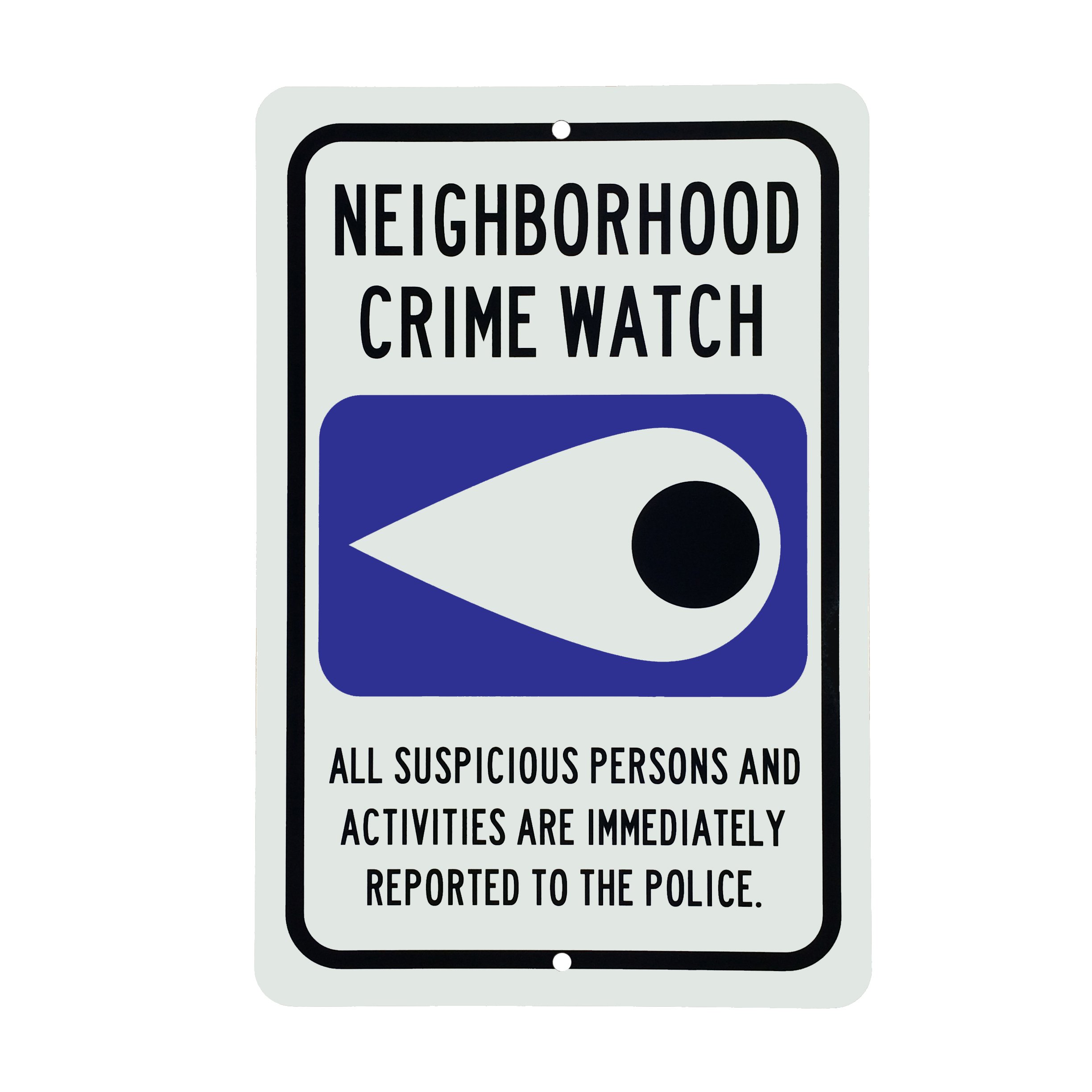 ●NEIGHBORHOOD WATCH Neighborhood Watch 24 Hour Video Surveillance Sign - Save 10%