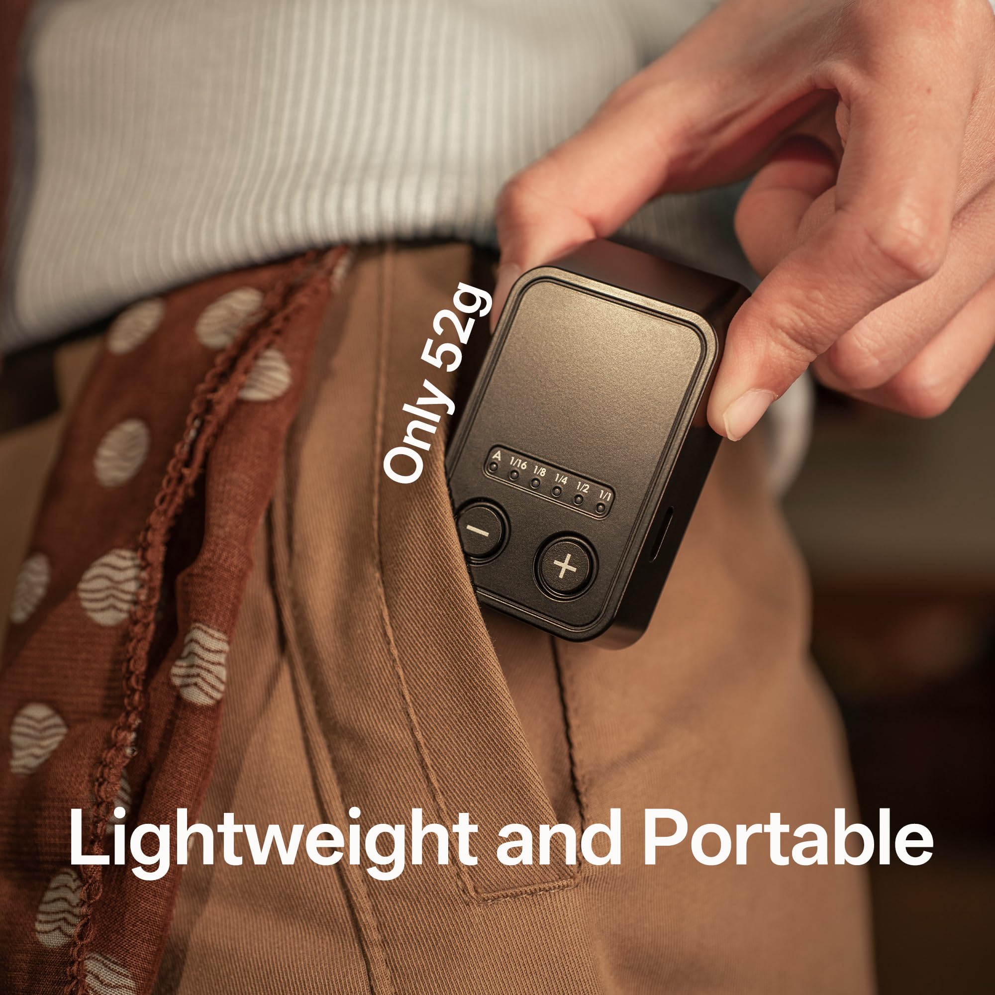 VILTROX Flash TTL Mini Retro per Fujifilm, Speedlite Tascabile Pieghevole, 10 Ws, USB-C Ricaricabile (Z2-F)