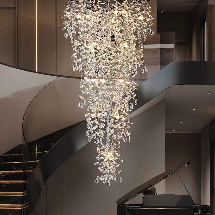 ⚠️ゆっきー⚠️「Chandelier」Novelbright Have a question about YUYI D31.5 in. 18-Light Silver Modern