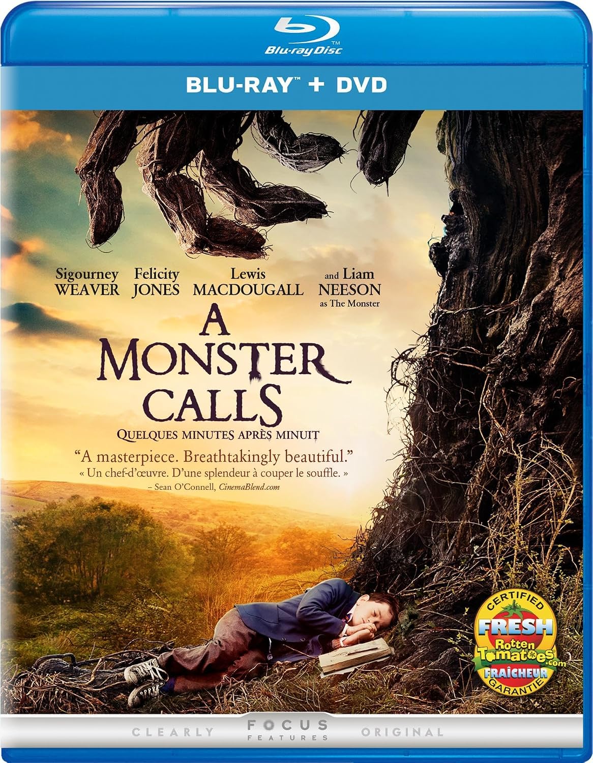Amazon.com: A Monster Calls (Blu-ray + DVD) : Sigourney Weaver ...