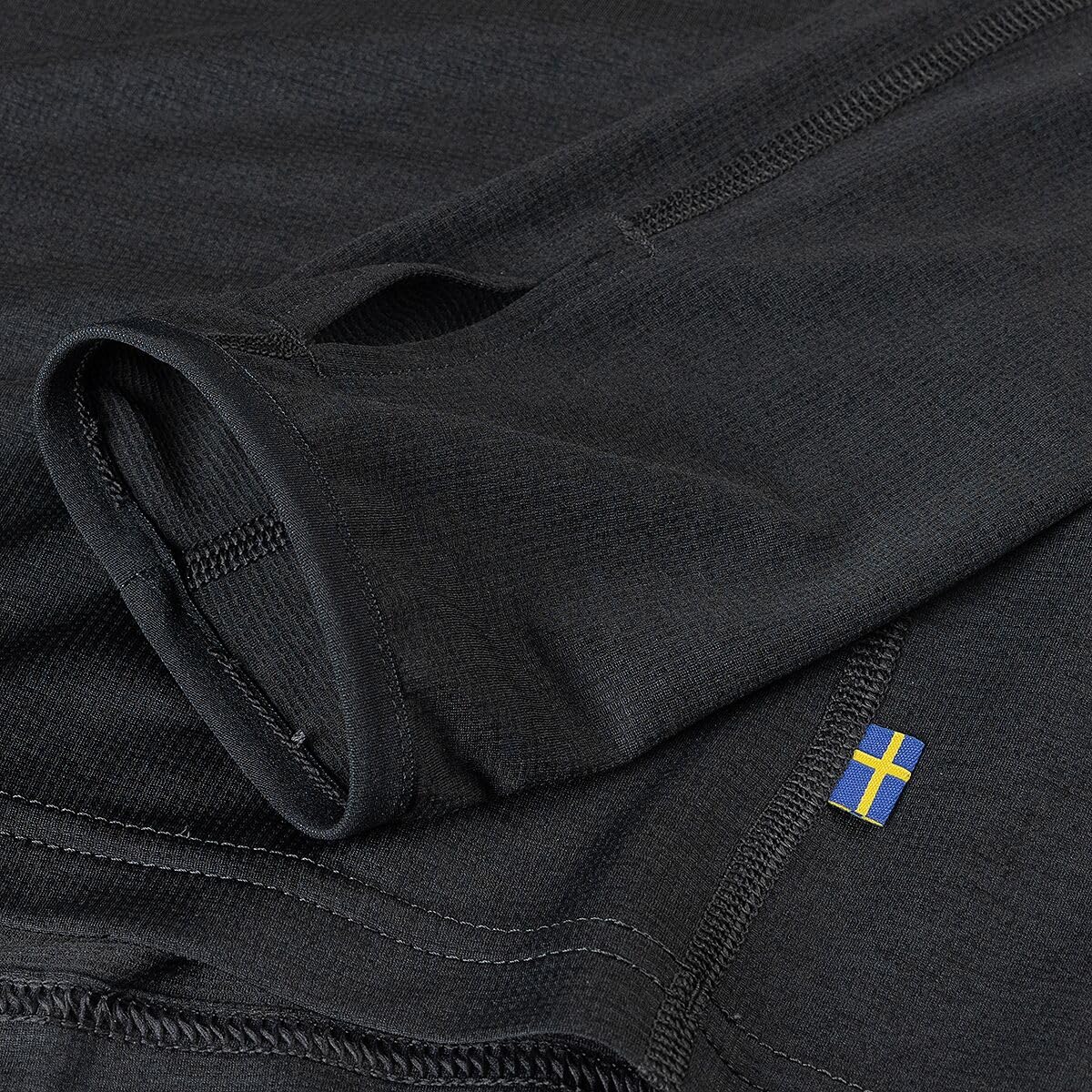 FJALLRAVEN 87199-550 Abisko Sun-Hoodie M długi sweter męski, czarny, rozmiar XXL