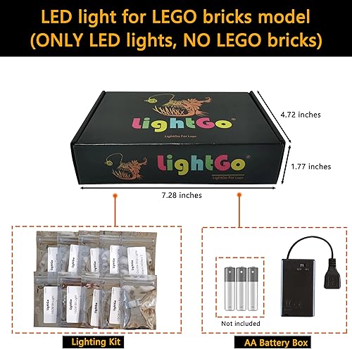 Miniatura 2 de Kit de iluminación LED diseñado para casco de Star Wars Clone Commander Cody compatible con Lego 75350, no incluye modelo