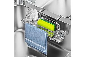 Cisily Hanging Sink Caddy for Kitchen, Creates More Space in your Sink...
