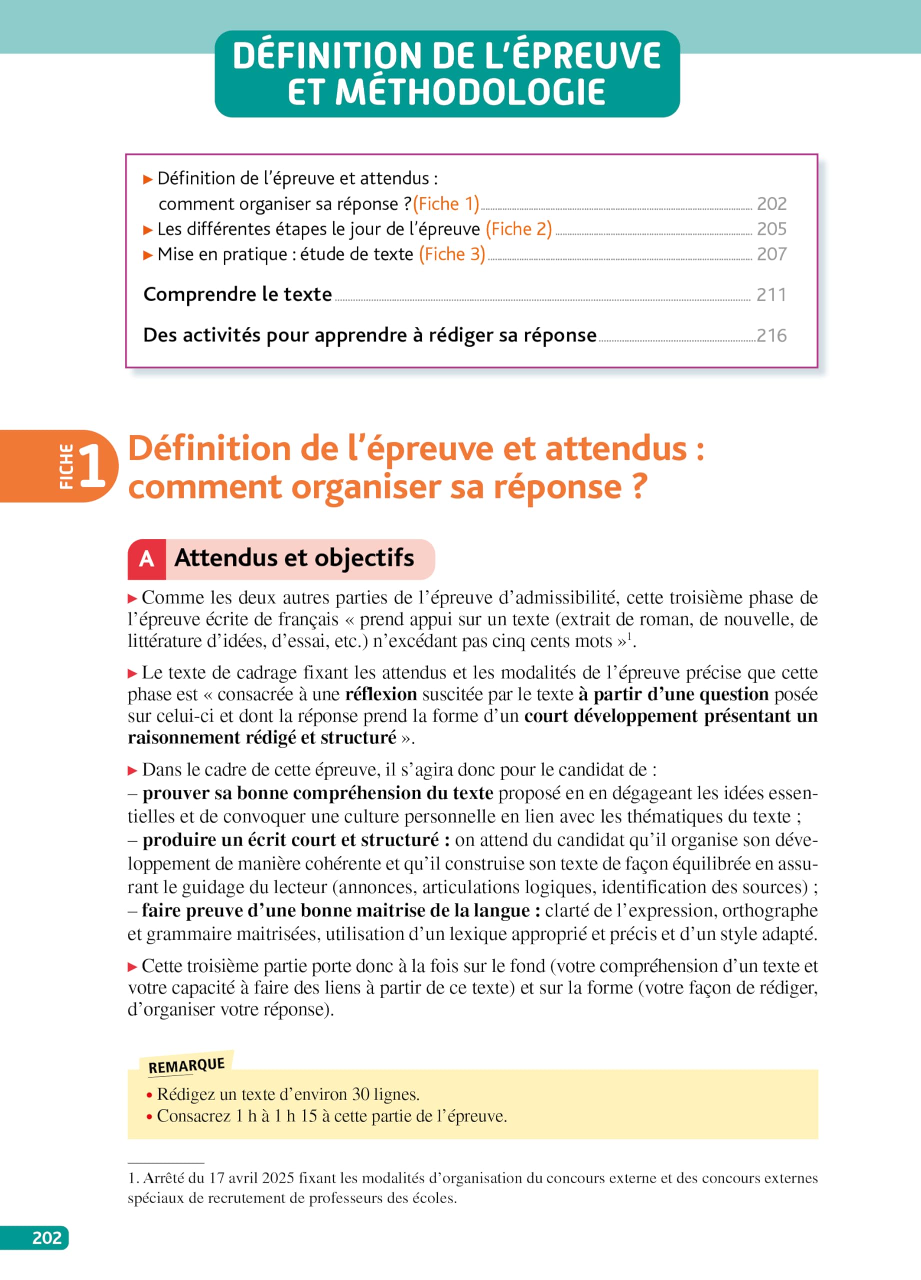 Objectif CRPE 2026-2027 - Français - épreuve écrite d'admissibilité L3
