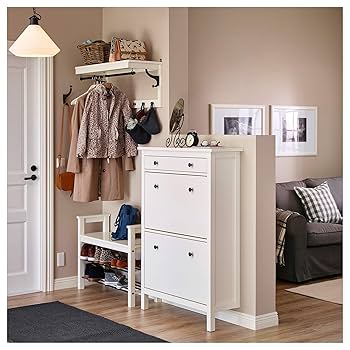 Amazon.com: IKEA Hemnes Shoe Cabinet With 2 Compartments