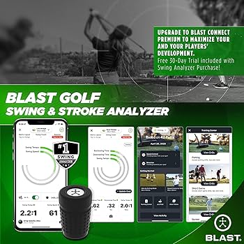 Blast Motion ゴルフアナライザー一式 Blast Golf - Swing and Stroke Analyzer (Sensor) - Captures