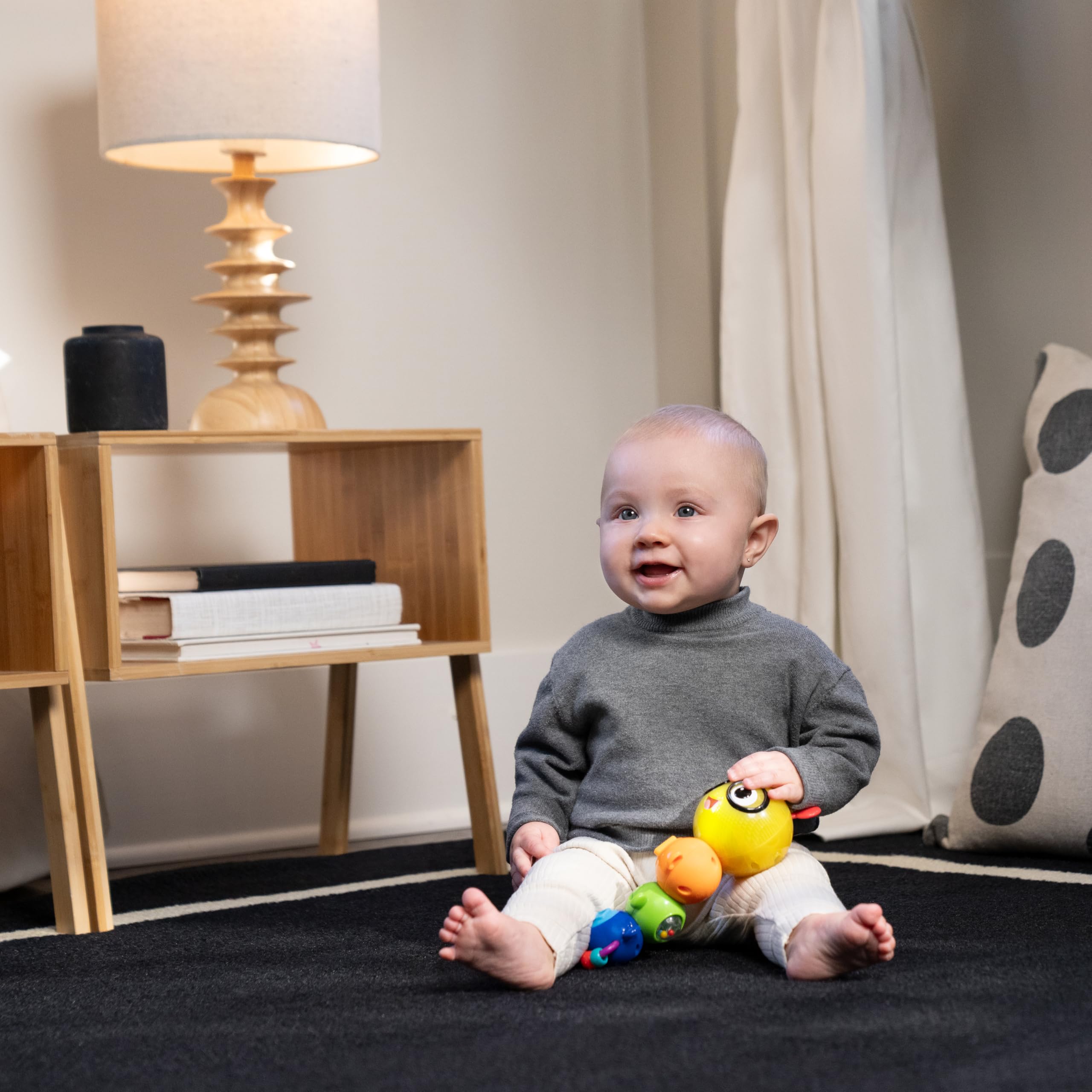 Baby Einstein Twist-a-Pal Cal Sensory Toy, with Music and Bead Chaser, Ages 6 Months and Up - Image 2