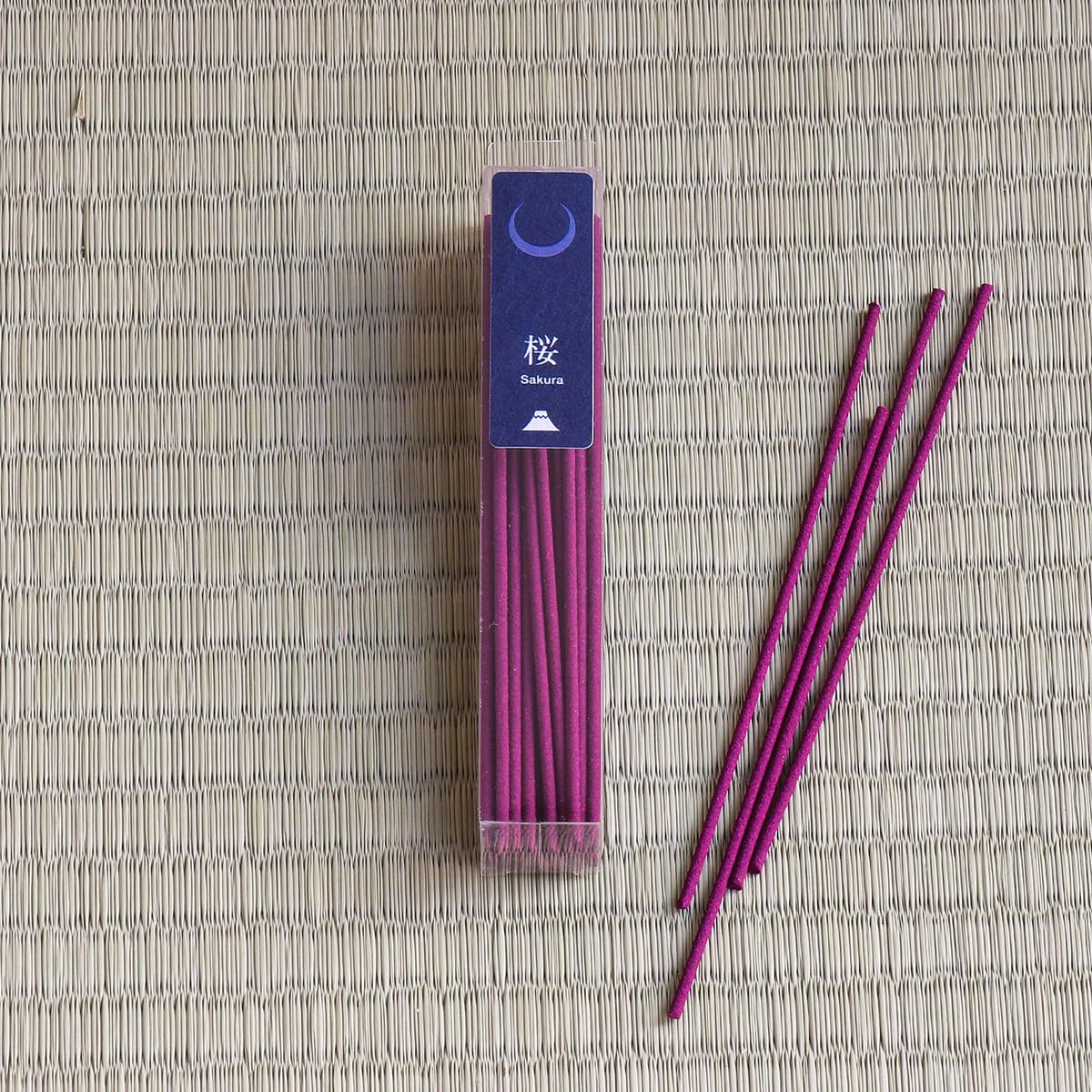 Asayu Japan ese Kadzidełka o niskiej emisji dymu tradycyjny zestaw zapachowy - zielona herbata i kwiat wiśni - ok. 40 patyczków, 20 g (2 szt.) - wyprodukowano w Japonii - wysokiej jakości opakowanie