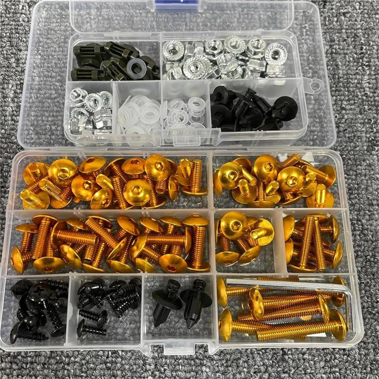 オートバイボディワークフェアリングスクリューマウントキットボルトナット に適合する BWM K1200S S1000R F850GS