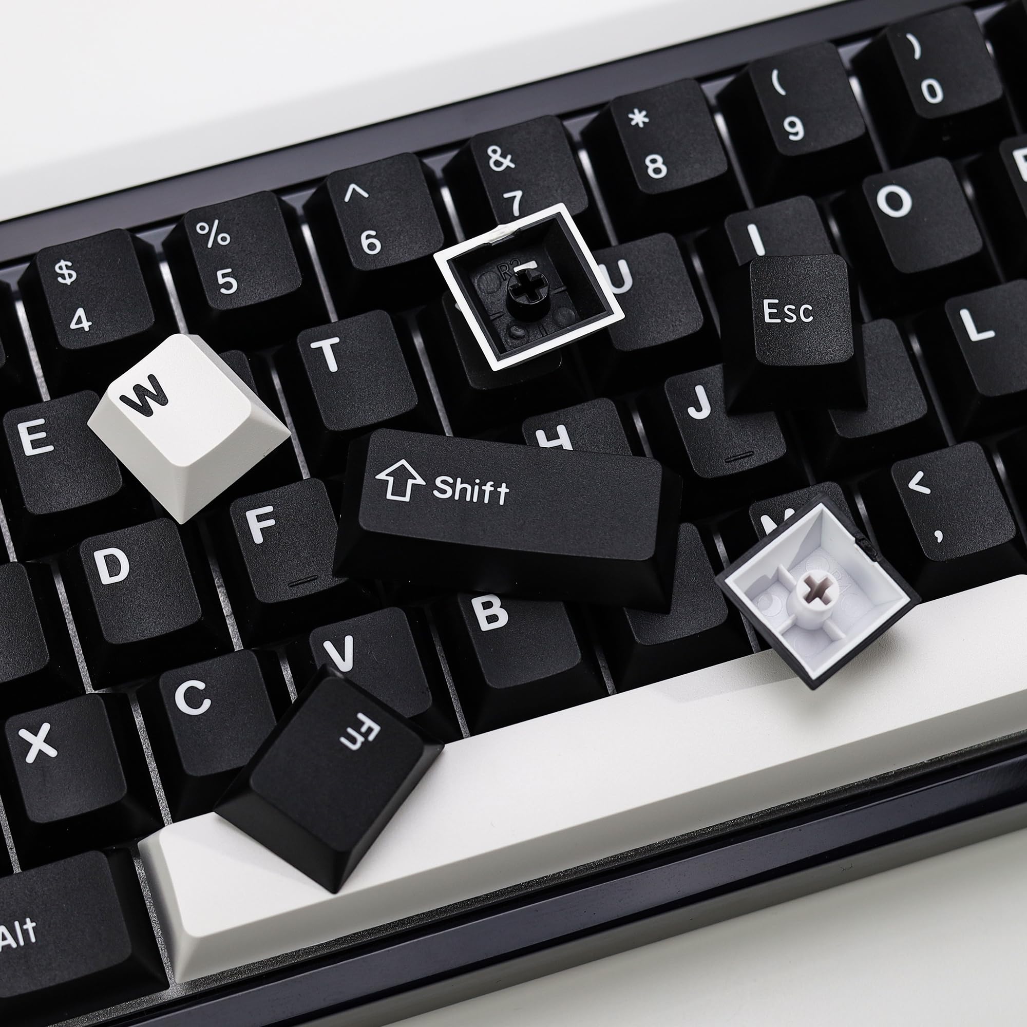 Amazon | KBDiy WOB PBT ダブルショット カスタムキーキャップセット