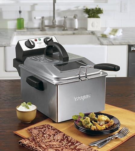 Miniatura 2 de Waring Freidora DF250B de 1800 W, acero inoxidable cepillado