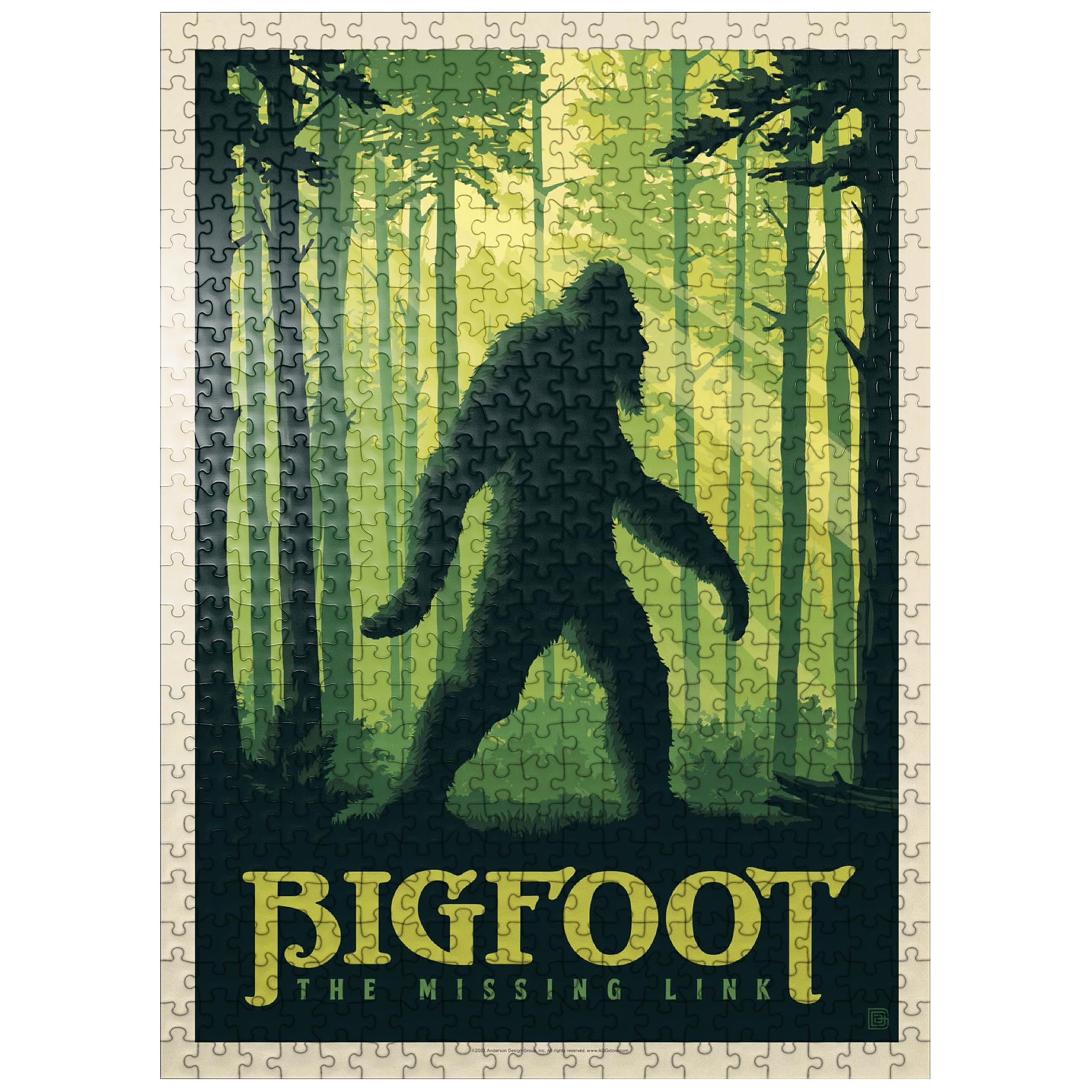 Amazon.com: MyPuzzle Bigfoot: The Missing Link, Vintage Poster